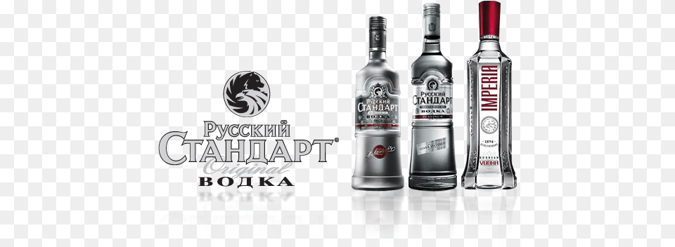 Russian Standard Imperia Plain Vodka, Alcohol, Beverage, Liquor, Tequila Free Png Download
