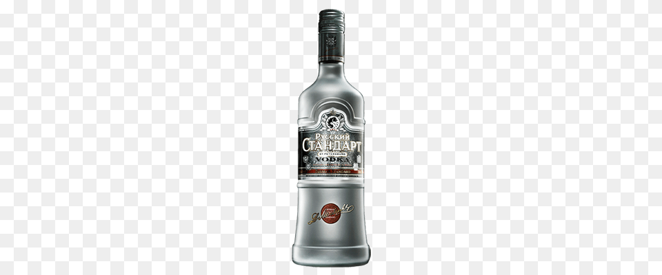 Russian Standard Silver Vodka, Alcohol, Beverage, Liquor, Gin Free Png