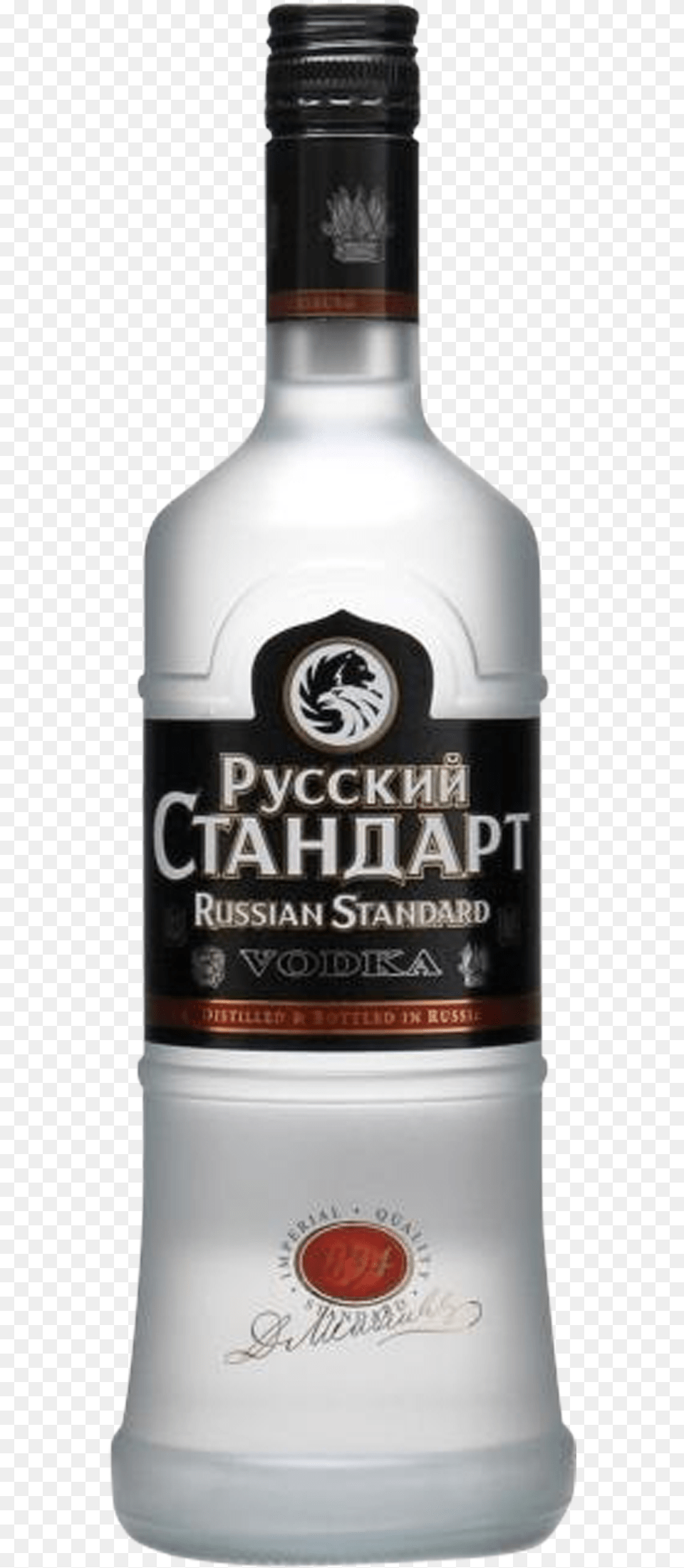 Russian Standard Vodka 1 L Bottle, Alcohol, Beverage, Liquor, Gin Png