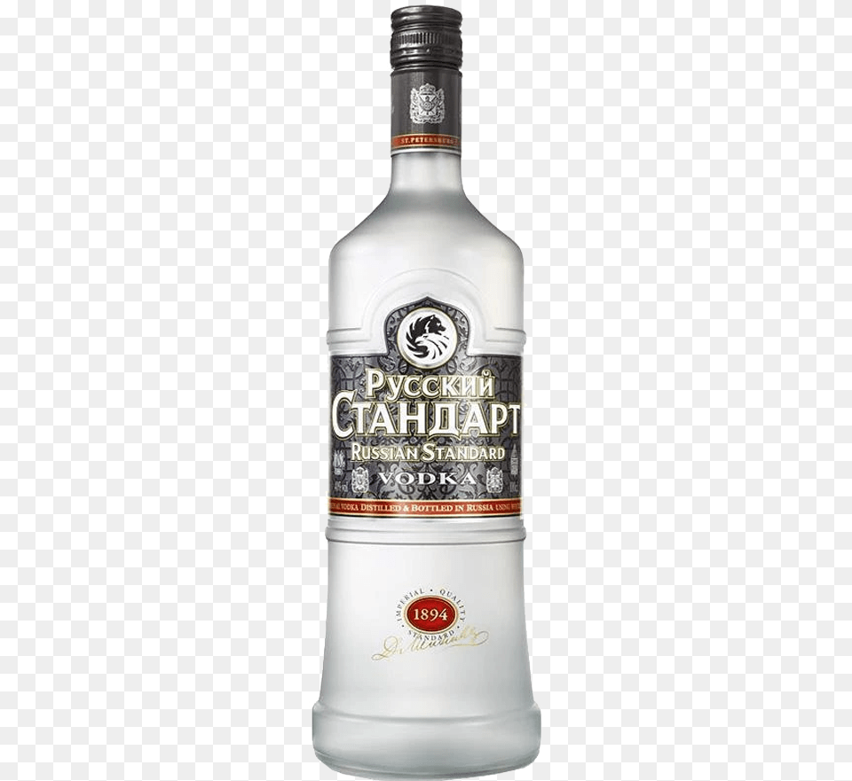 Russian Standard Vodka 1l Russian Vodka, Alcohol, Beverage, Liquor, Gin Free Png Download