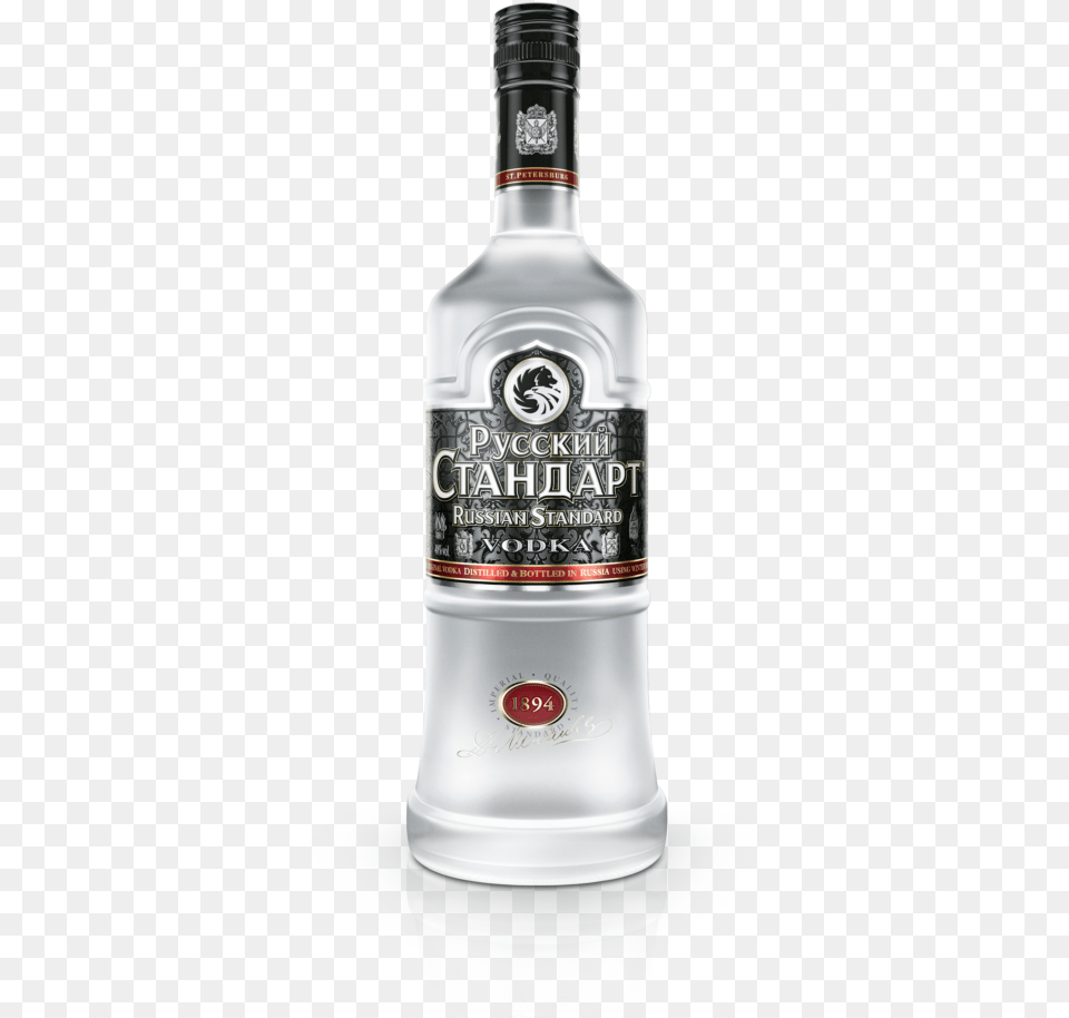 Russian Vodka Fake Russian Standard Vodka, Alcohol, Beverage, Liquor, Gin Png
