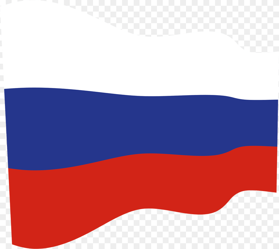 Russian Wavy Flag Clipart, Russia Flag Free Png