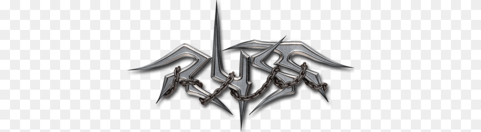 Rust Metal Band Emblem, Sword, Weapon, Blade, Dagger Png