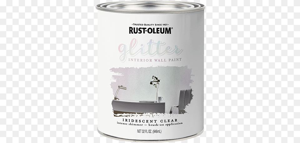 Rust Oleum Glitter Interior Wall Paint Iridescent Glitter Wall Paint, Tin, Can, Bottle, Shaker Free Png