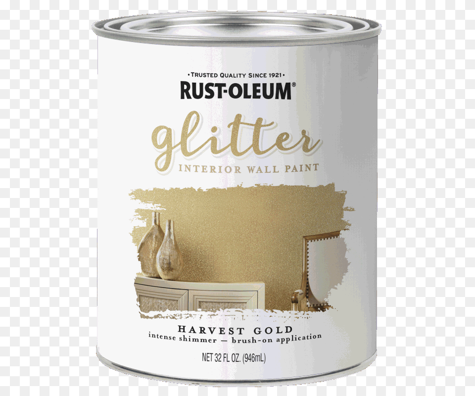 Rust Oleum Glitter Interior Wall Paint Rustoleum Gold Glitter Paint, Tin, Can Free Png