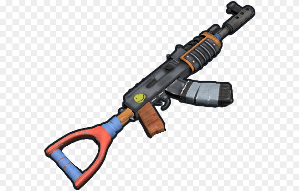 Rust Playrust Ak Ak47 Rustak Freetoedit 47 Transparent, Firearm, Gun, Rifle, Weapon Png