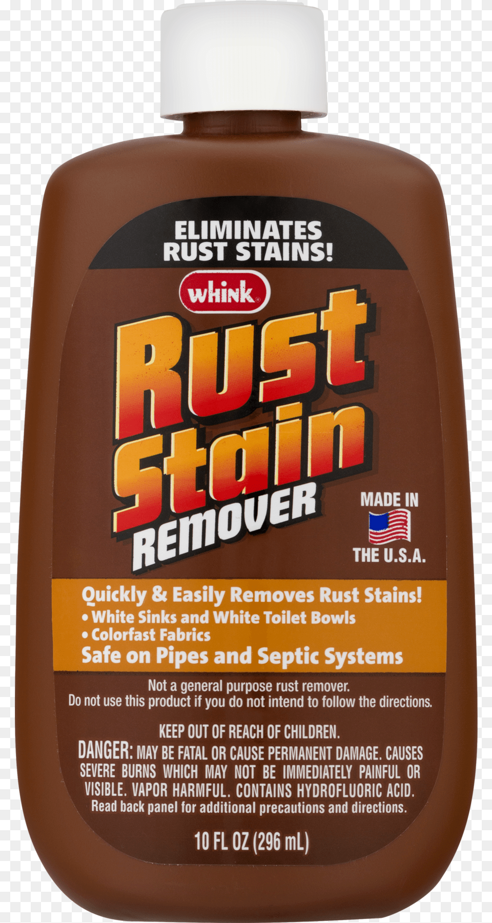 Rust Stain Remover 10 Oz Whink, Bottle, Cosmetics, Perfume Png