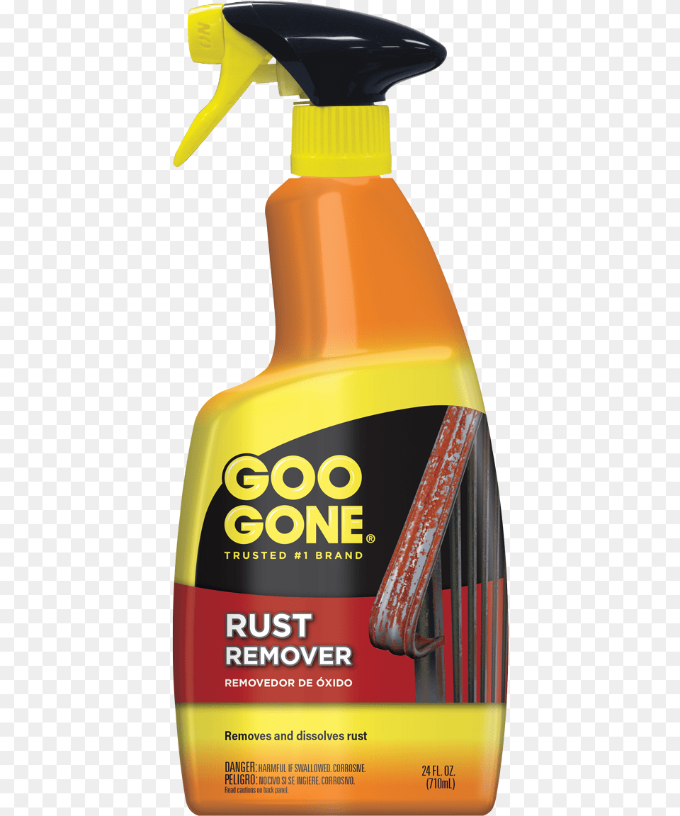 Rust Stain Remover Goo Gone Paint Remover, Bottle, Cleaning, Person, Tin Free Transparent Png