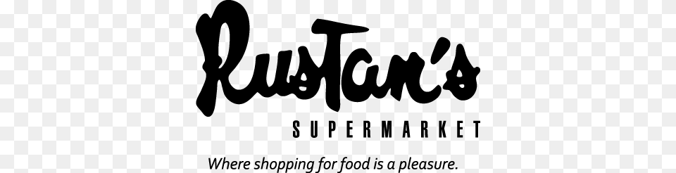 Rustans Supermarket, Text, Smoke Pipe, Logo Free Png Download