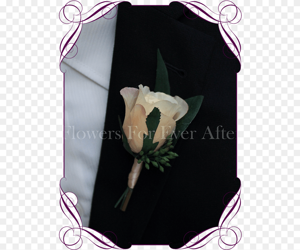 Rustic Champagne Cream Silk Wedding Flower Gent Groomsmens Artificial Flowers Cake Toppers, Flower Bouquet, Plant, Flower Arrangement, Rose Free Png