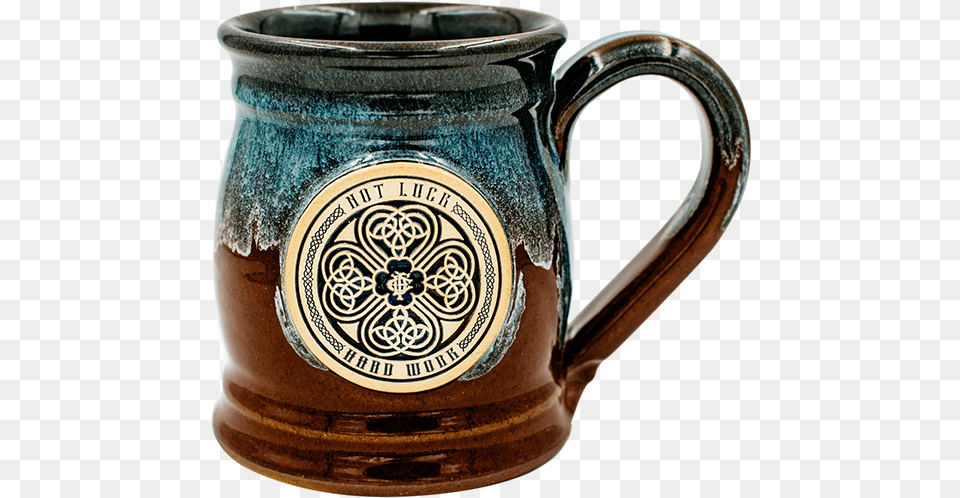 Rustic Clover Fire Dept Earthenware, Cup, Stein, Pottery, Bottle Png