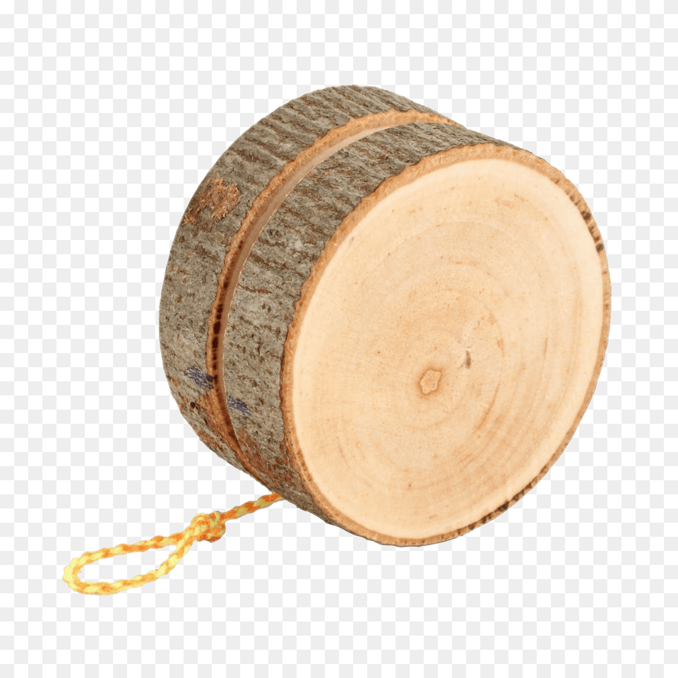 Rustic Log Yo Yo Toy, Plate Png Image