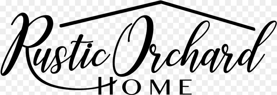 Rustic Orchard Home Calligraphy, Gray Free Transparent Png