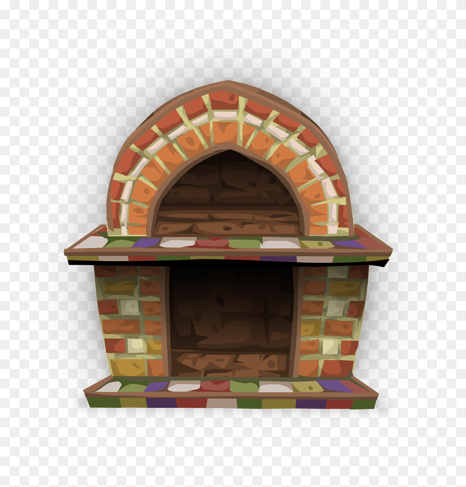 Rustic Oven Fireplace Clipart, Hearth, Indoors, Dog House Png