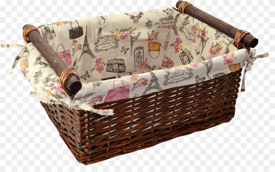 Rustic Paris Wicker Basket Wicker, Crib, Furniture, Infant Bed, Bed Png