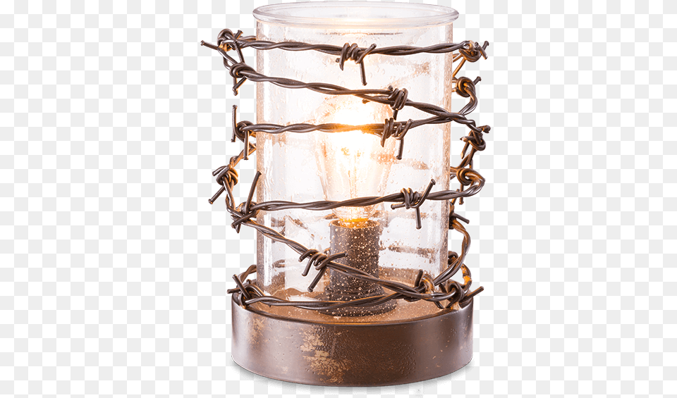 Rustic Ranch Scentsy Warmer, Lamp, Wire, Barbed Wire Free Png