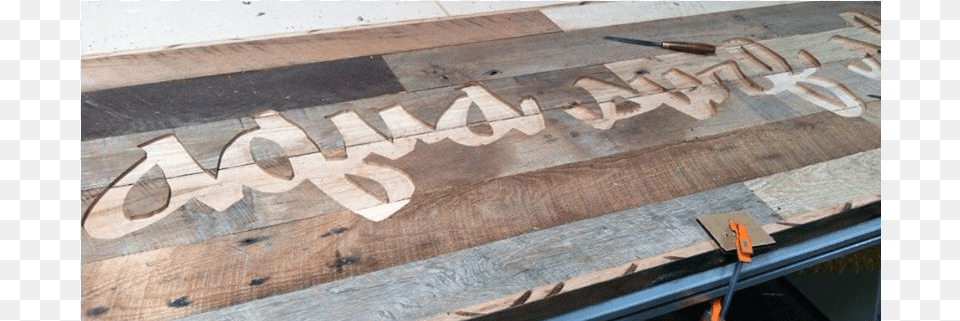 Rustic Reclaimed Wood Engraved Sign Plywood, Furniture, Table, Tabletop Free Transparent Png
