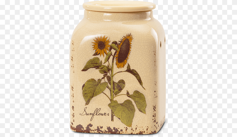 Rustic Sunflower Scentsy Warmer New Fall Scentsy Warmers 2018, Jar, Pottery, Art, Porcelain Png