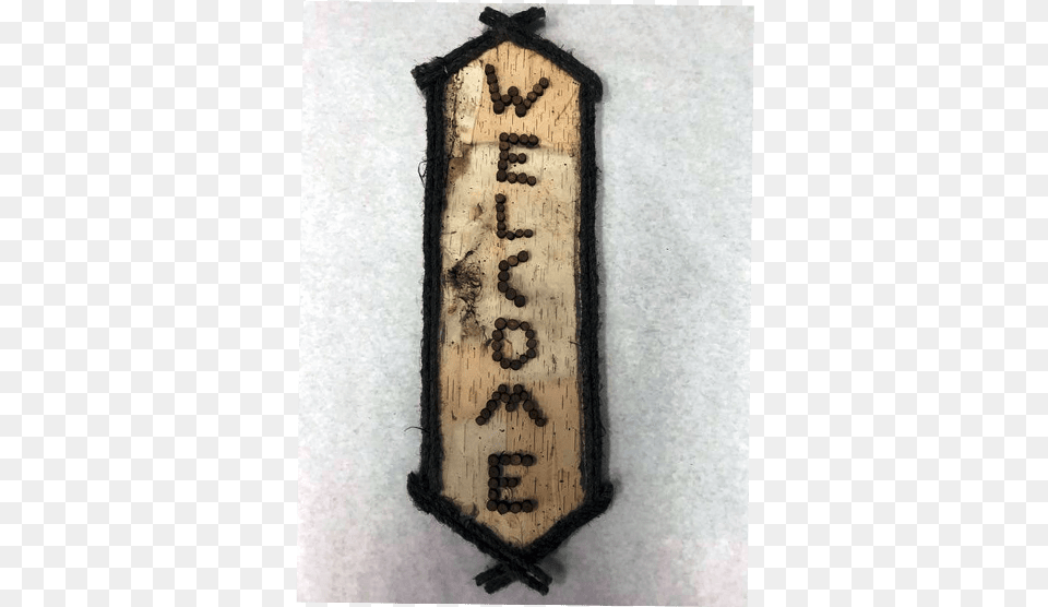 Rustic Twig Welcome Sign Cross Stitch, Symbol, Text, Skateboard Free Png Download
