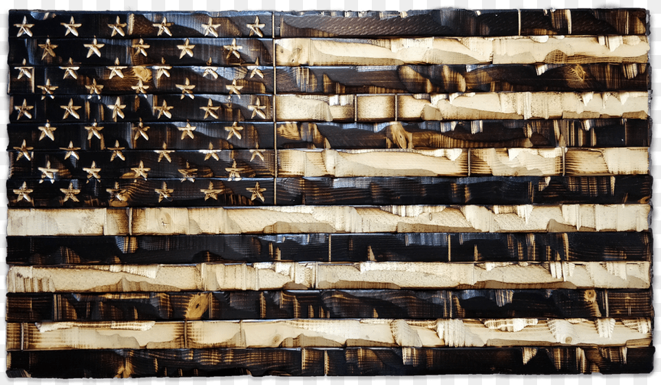 Rustic Wood Burned American Flag Wood Burned American Flag, American Flag, Animal, Bird Png