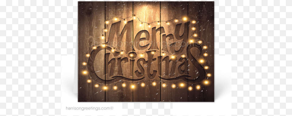 Rustic Wood Merry Christmas Holiday Cards Christmas Day, Lighting, Chandelier, Lamp, Indoors Free Png Download