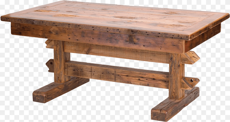 Rustic Wood Table, Coffee Table, Dining Table, Furniture, Bench Free Png Download