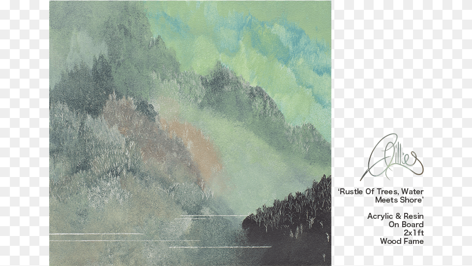Rustle Of Trees C Watercolor Paint, Art, Painting, Nature, Outdoors Png Image