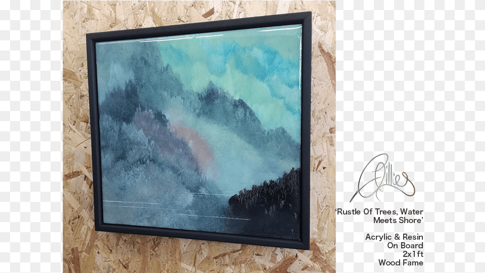 Rustle Of Trees Picture Frame, Art, Painting, Computer Hardware, Electronics Png