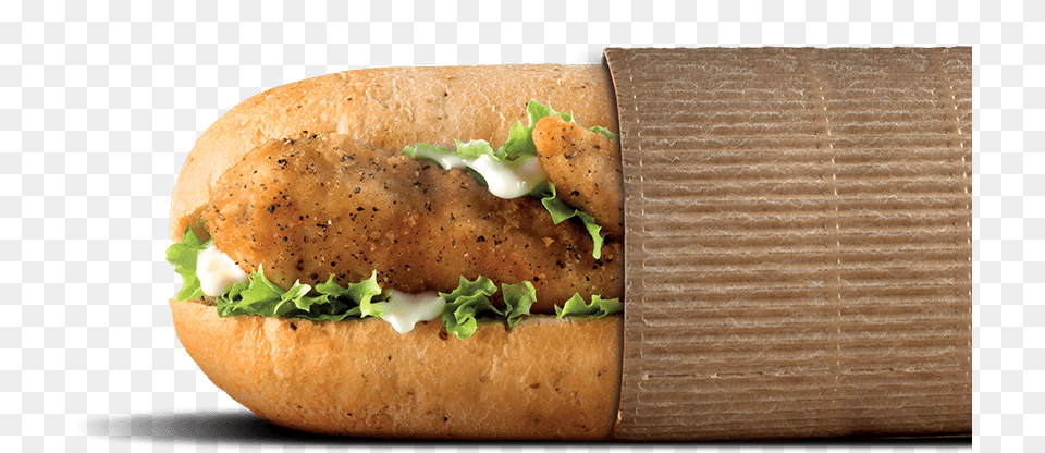Rustlers Southern Fried Chicken Sub, Food, Sandwich, Burger, Bread Png Image