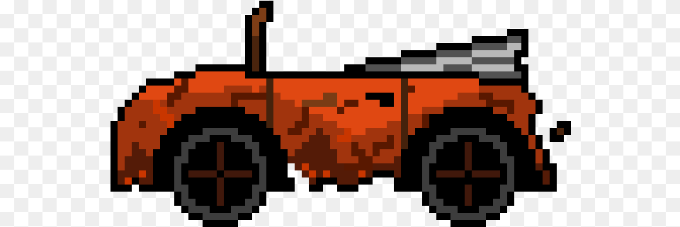 Rusty Car Pixel Art, Transportation, Vehicle, Scoreboard, Qr Code Free Png Download