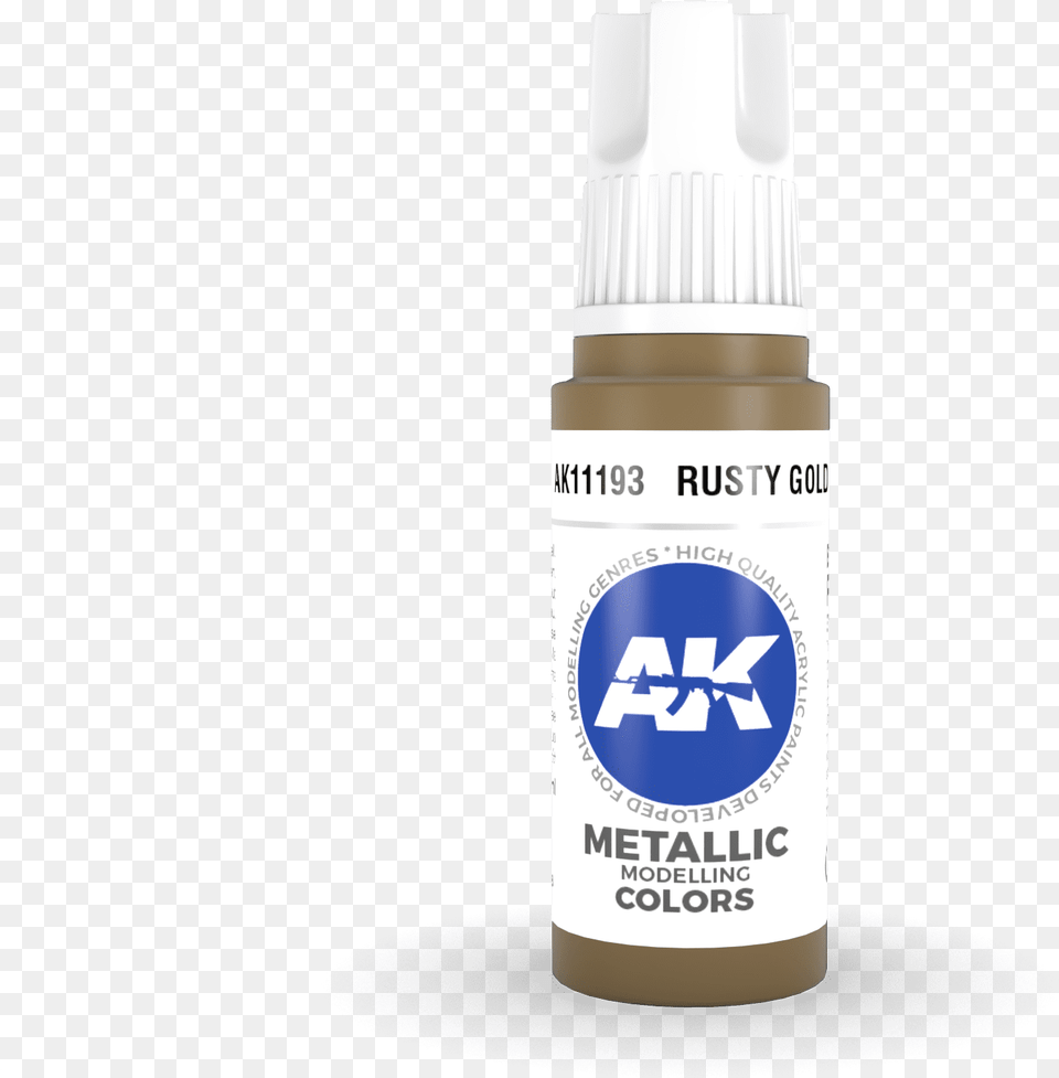 Rusty Gold U2013 Metallic Ak Interactive 30ml Extreme Metal Paints Titanium, Tin, Bottle, Can, Spray Can Png