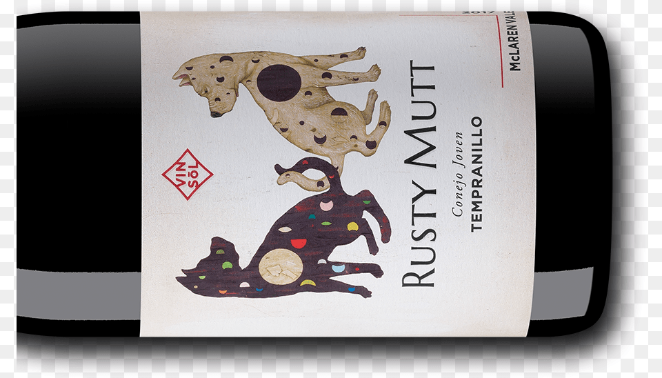 Rusty Mutt Wine Bottle Sideways Cartoon, Alcohol, Beverage, Liquor, Mammal Free Png Download