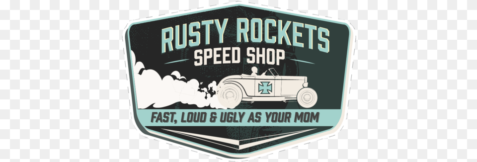Rusty Rockets Sticker Sticker, Head, Person, Car, Transportation Free Png Download