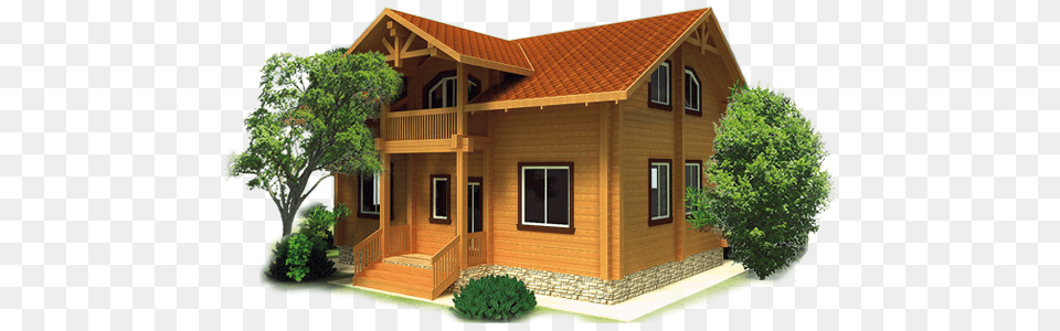 Rusvilla Slider Wooden Home, Architecture, Building, Cottage, House Png