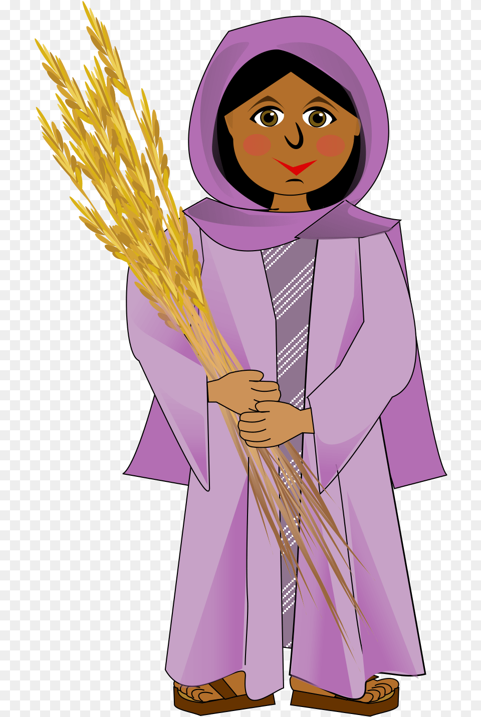 Ruth From The Bible Clipart, Fashion, Adult, Female, Person Png