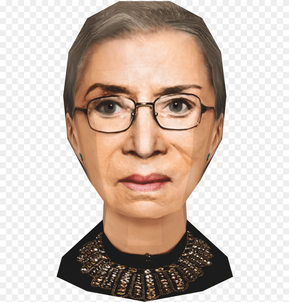 Ruth Ginsburg Bust, Accessories, Portrait, Photography, Person Free Png