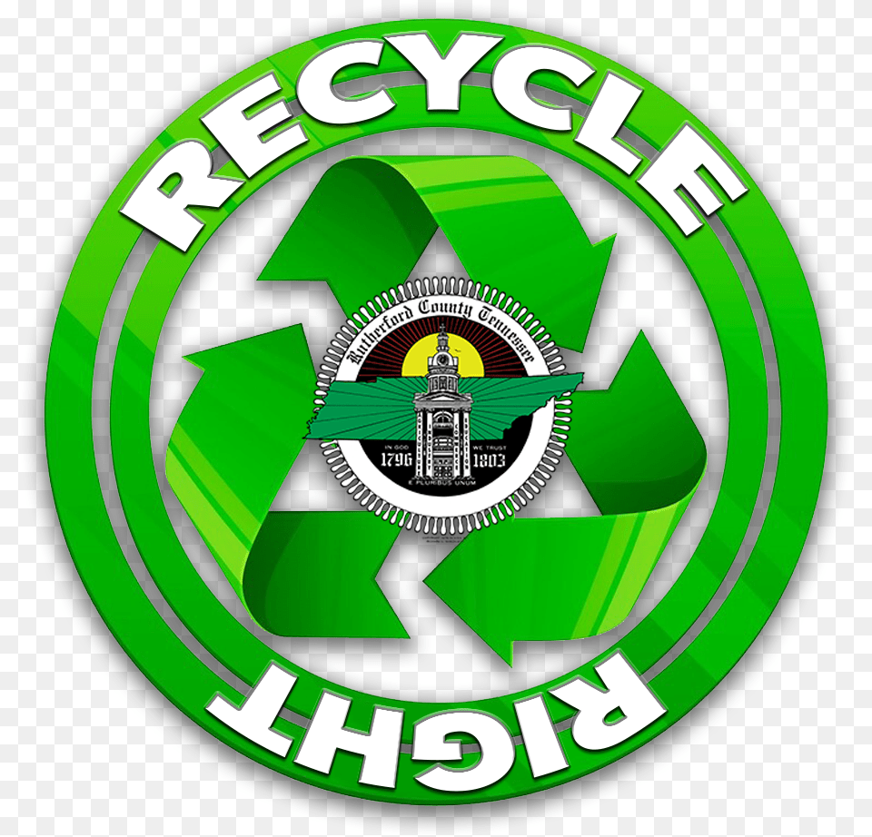 Rutherford County Tennessee, Recycling Symbol, Symbol, Logo, Ammunition Free Transparent Png