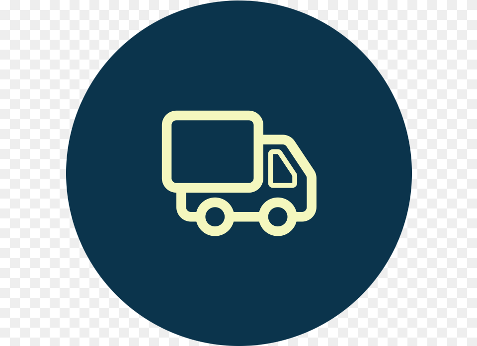 Rv Smart Inspections Truck Icon Circle, Disk, Transportation, Vehicle Free Png