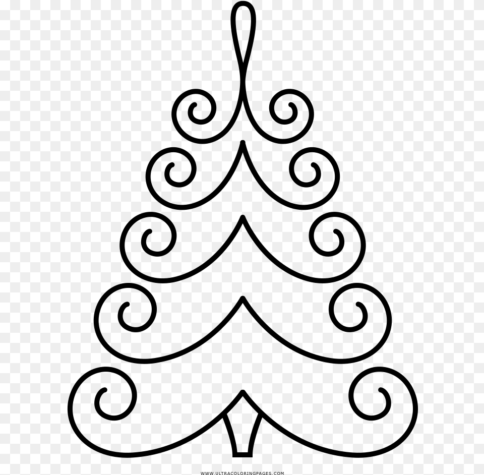 Rvore De Natal Coloring, Gray Free Png