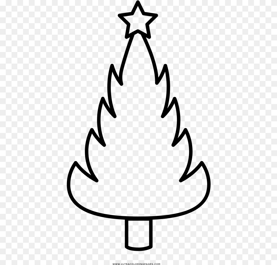 Rvore De Natal Desenho Para Colorir Red Star, Gray Png