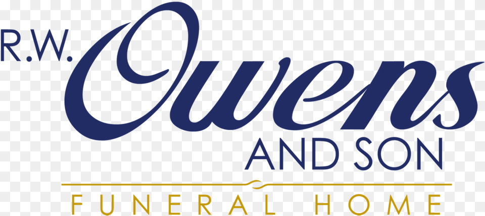 Rw Owens Funeral Home Electric Blue, Logo, Text Free Png