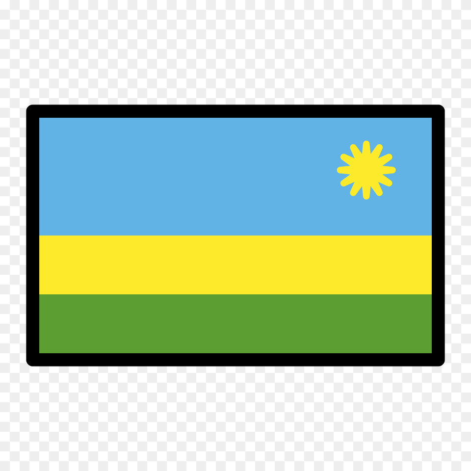 Rwanda Flag Emoji Clipart, Electronics, Screen, Blackboard Free Png