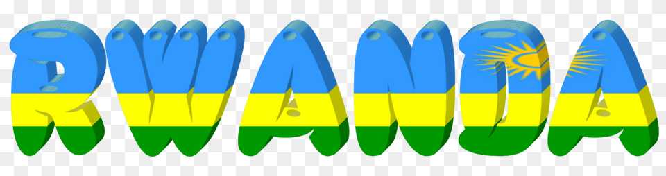 Rwanda Lettering With Flag Clipart, Nature, Outdoors, Water, Sea Png Image