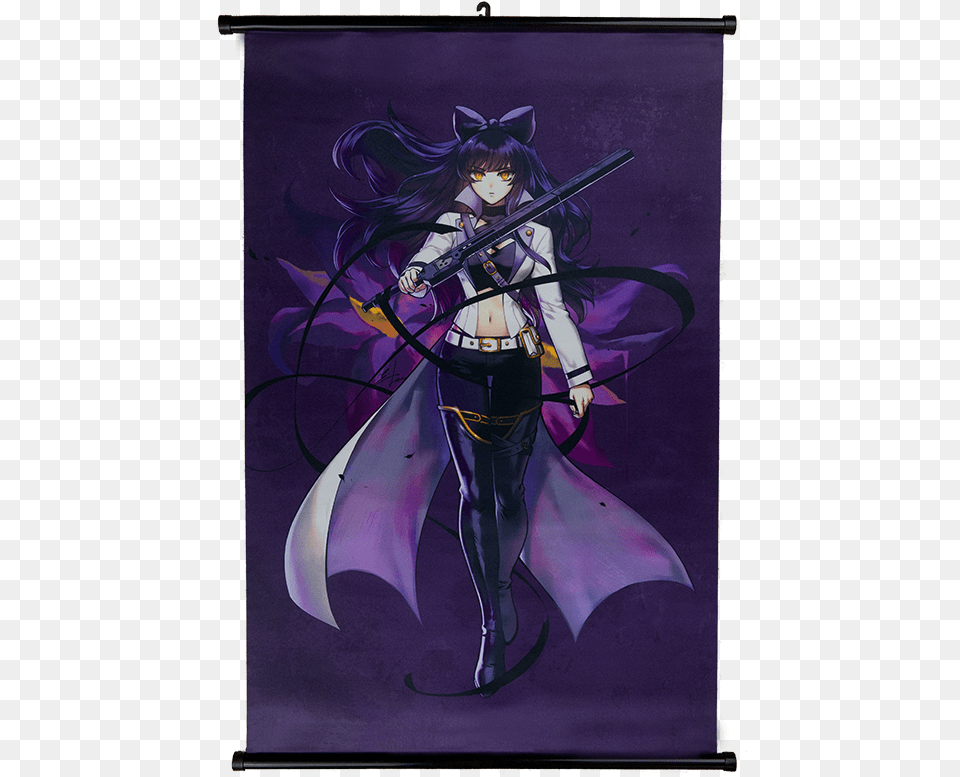 Rwby Blake Wall Scroll, Book, Comics, Publication, Adult Free Png Download