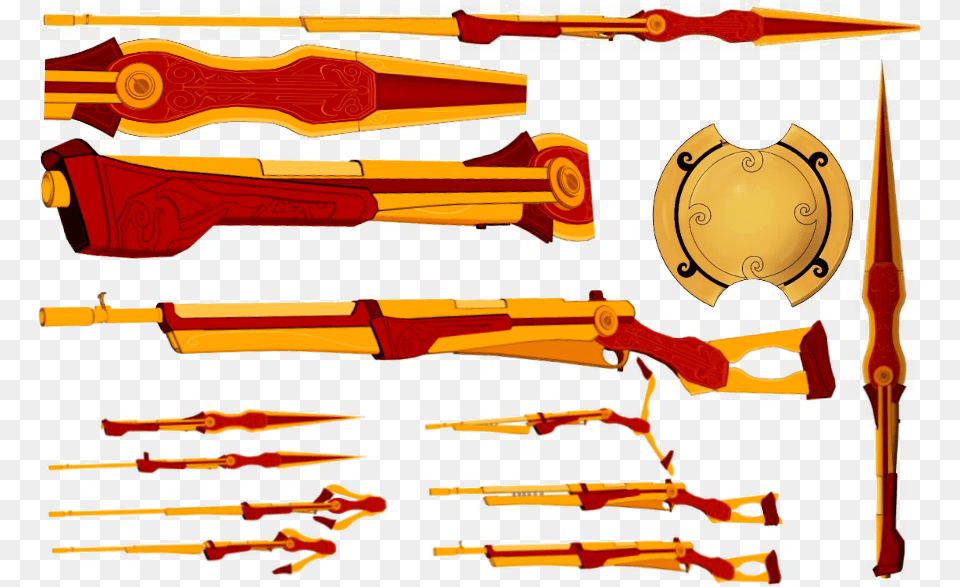 Rwby Pyrrha Weapon, Dynamite, Gun Free Png Download