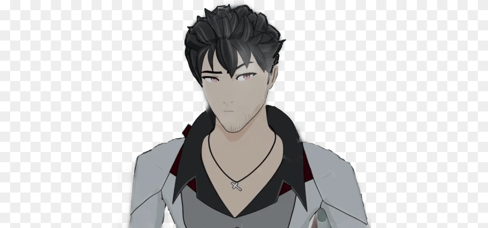 Rwby Qrow Sticker By Tifaineppngy Rwby Qrow, Accessories, Person, Necklace, Man Free Png