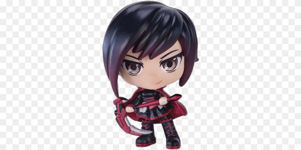 Rwby Ruby Rose Funko Pop Figurine Clip Arts Rwby Vinyl Figure, Book, Comics, Publication, Person Free Png