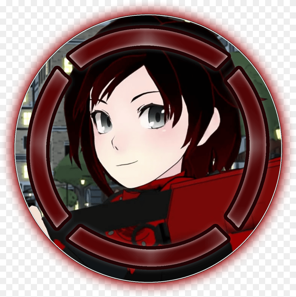 Rwby Ruby Rose Profile, Adult, Face, Female, Head Free Png