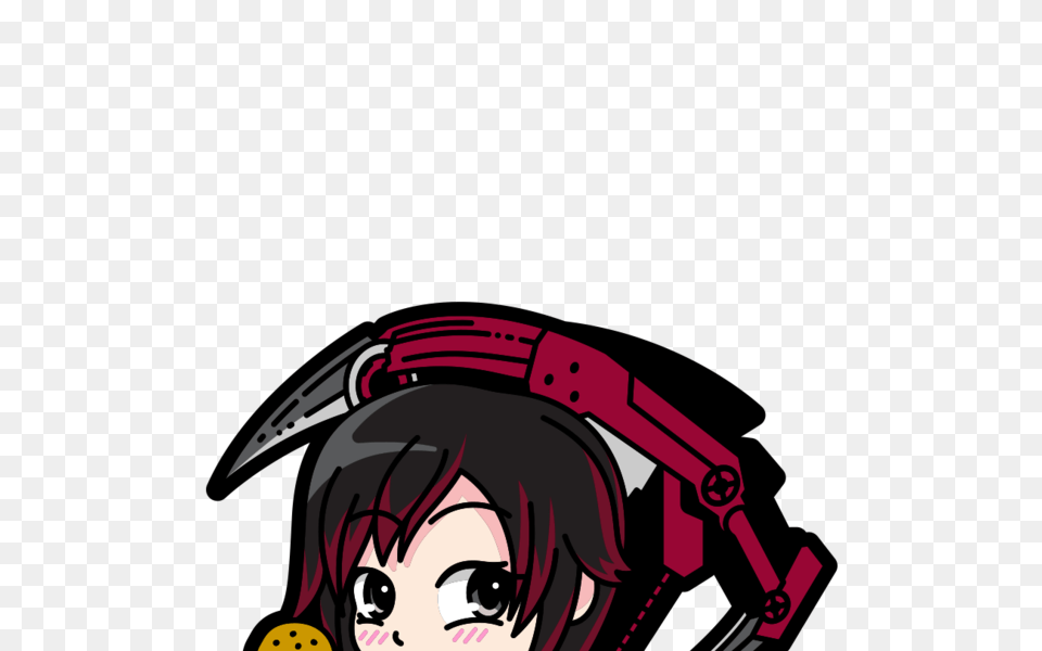 Rwby Ruby Window Peeker Decal Rooster Teeth Store, Book, Comics, Publication, Electronics Free Transparent Png