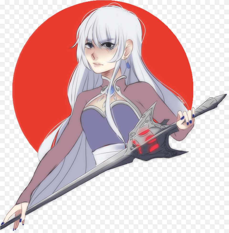 Rwby Weiss Schnee Shame On Queue Fallsmaiden Anime, Publication, Book, Comics, Adult Free Transparent Png